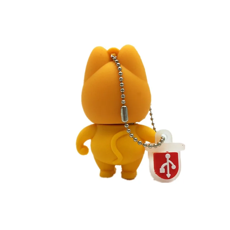 usb 2,0 мультфильм Гарфилд USB флэш-накопитель 128 ГБ 4 ГБ 8 ГБ Флешка 16 Гб Флешка 32 Гб 64 Гб мини USB карта памяти