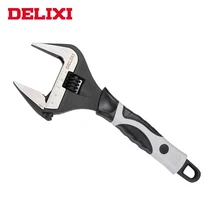 DELIXI – clé universelle ajustable CR V en acier, atelier mécanique, outils de réparation manuels, clé de vélo pour voiture, salle de bain pour maison