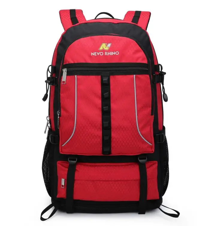 Рюкзак NEVO RHINO 55L для занятий спортом на открытом воздухе, походов, походов, рюкзаков, рюкзаков для кемпинга, туристический рюкзак, сумка - Цвет: Красный цвет