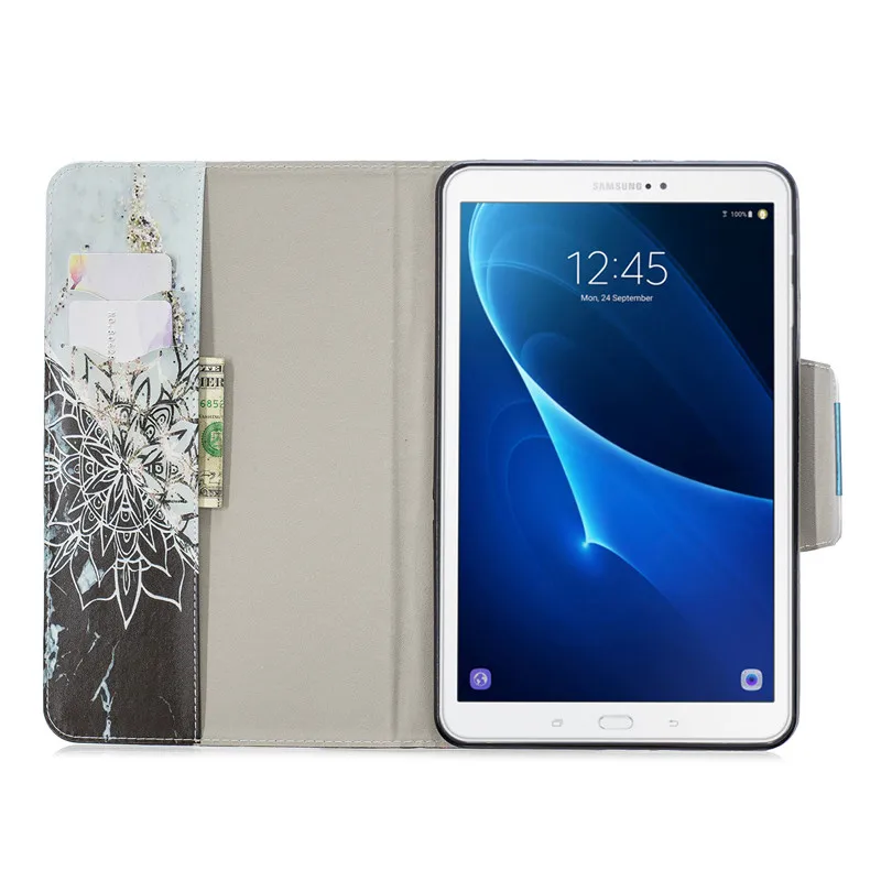 Wekays For Samsung Tab A6 10.1 Cartoon Unicorn Leather Case For Samsung Galaxy Tab A6 A 6 2016 10.1 T585 T580 T580N Cover Cases