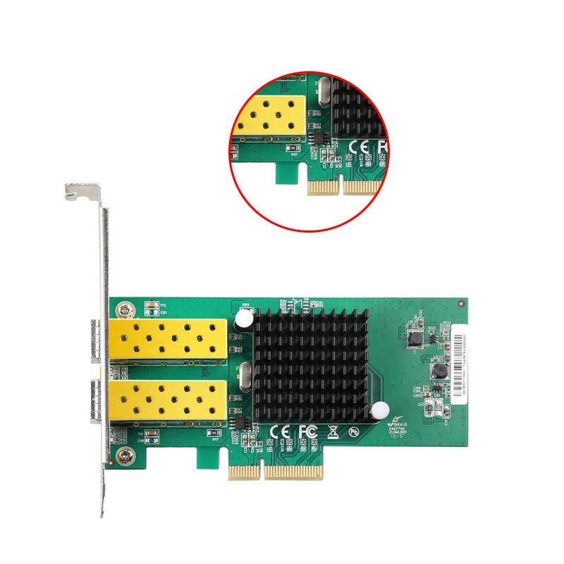 Горячая Распродажа-2 порта PCI-E 4X гигабитная сетевая карта RJ45 Порты Lan интерфейсная карта с для Intel 82576 10/100/1000 Мбит/с