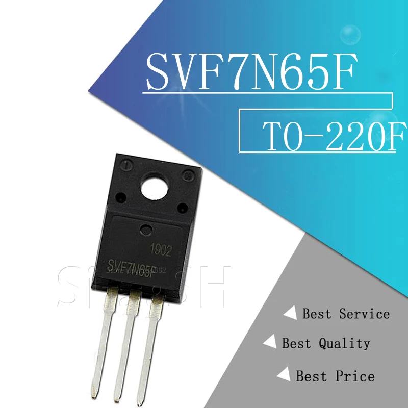 10 шт./лот SVF7N65F SVF7N60F JCS7N65FB MDF7N65B TO-220F 7A 650V Мощный МОП-транзистор | Электронные