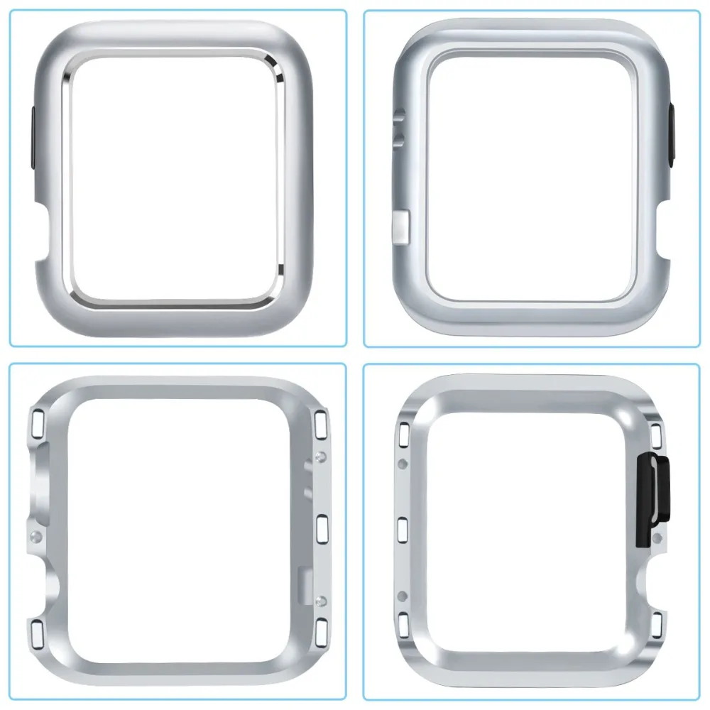 Магнитный Алюминий металлический каркас защитный чехол для Apple Watch Series 4 44mm Series 5 Case 40mm инновационный Магнитный дизайн поглощения для iWatch Series 3 42mm Case 2 1 38mm защитный ударопрочный бампер Чехол