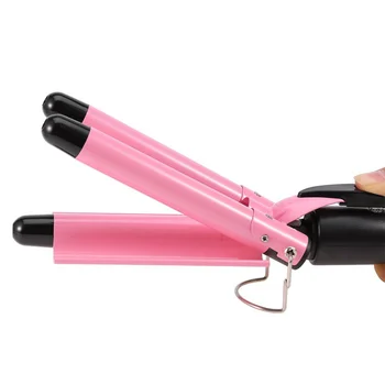 

1PC 20MM Egg Roll Head Hair Curler Household Wavy Perm Rod Thermal Control Three Rods Curler Electric Hair Curling Tool for Salo