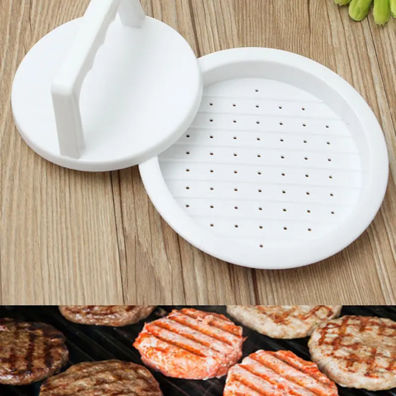 

Plastic Burger Press Hamburger Meat Beef Grill BBQ Maker Mould DIY Party