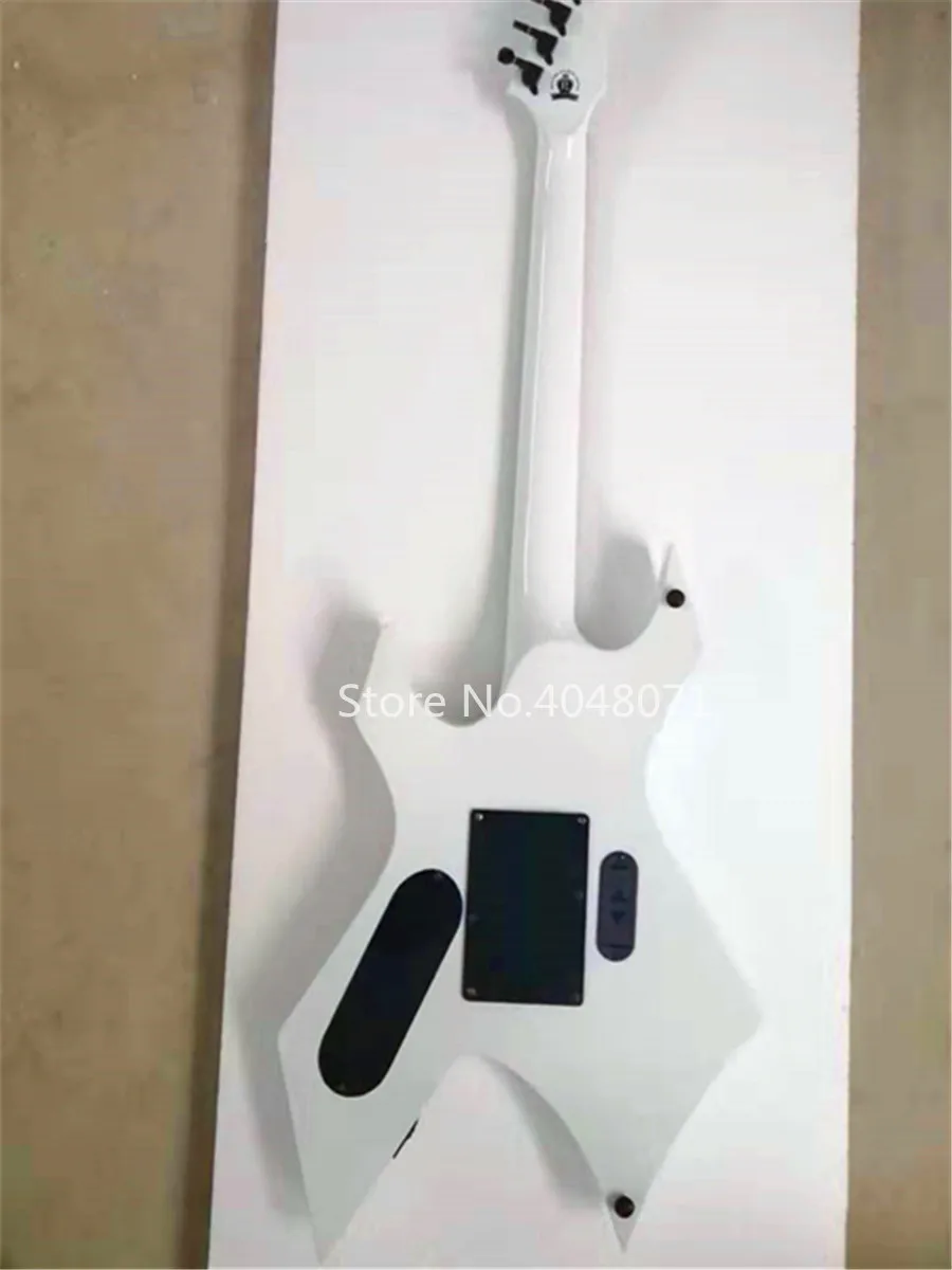 Специальная электрическая гитара, белый корпус, дополнительный цвет,, настраиваемый