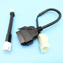 3 & 4 контактный разъем OBD II K Line диагностический жгут электронный