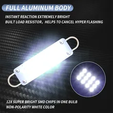 4 шт. x светодиодный светильник лампы типа фестон 12SMD петля 1 73