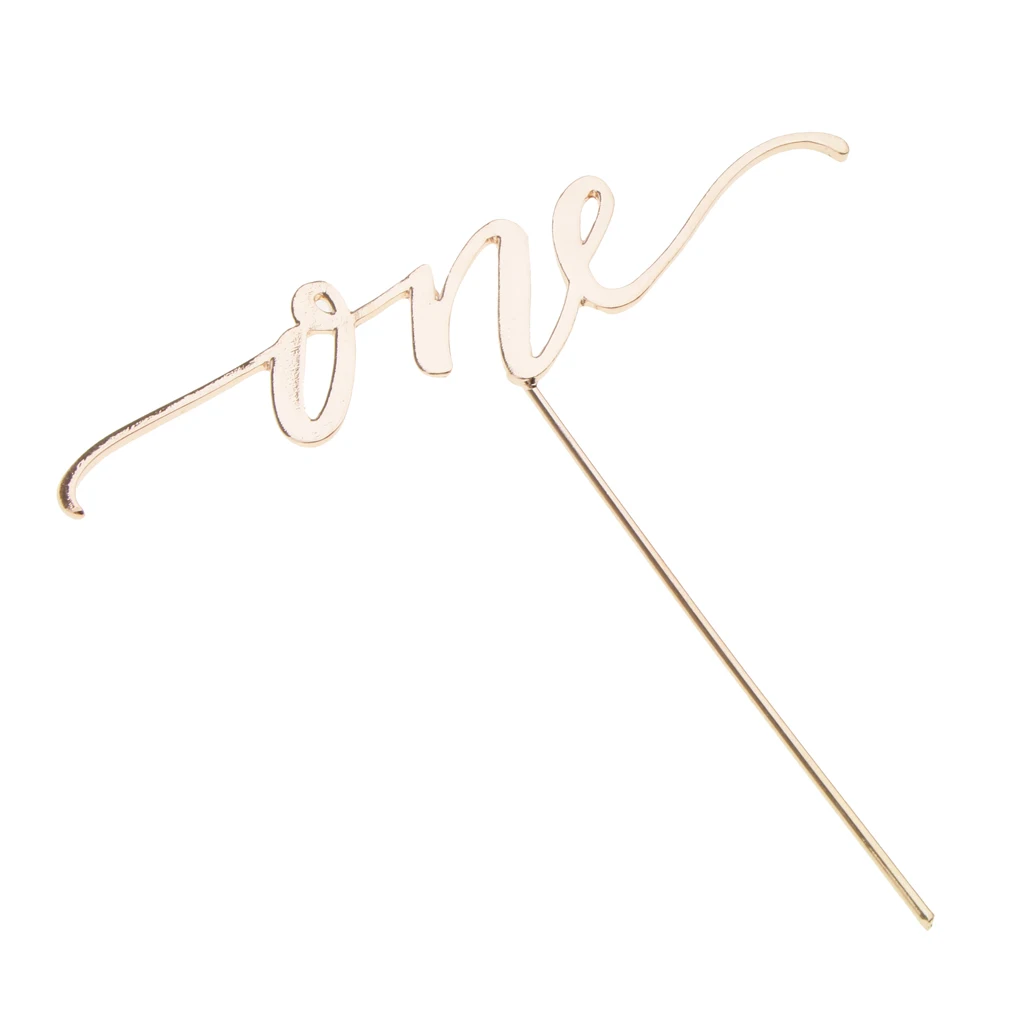 Stunning Crystal ONE Cake Cupcake Topper Kids 1st Birthday Party Decorations