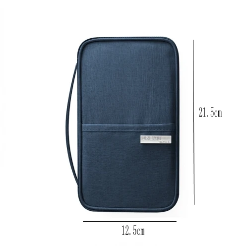 Small Navy Blue Водонепроницаемый чехол для паспорта дорожный кошелек держатель кредитной карты Органайзер Оксфорд ID держатель 200 шт./партия - Цвет: Small Navy Blue