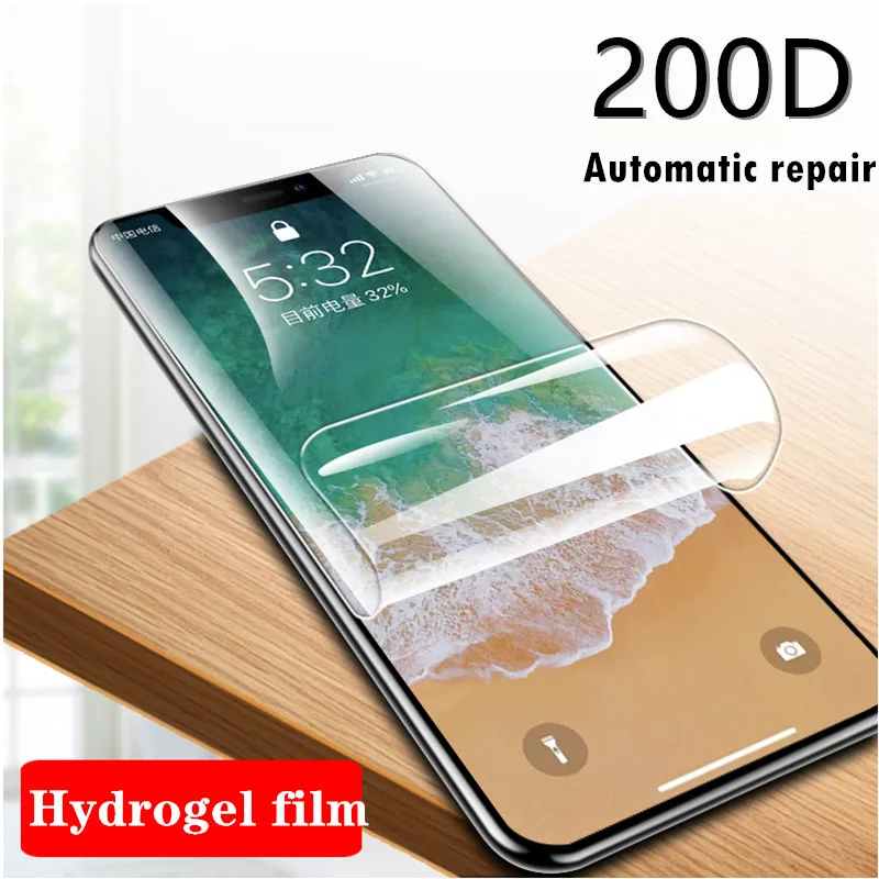 200D Защитная Гидрогелевая пленка для iphone X XS Max XR 11 профессиональная защитная пленка для iphone 6 7 8 6S Plus 5S SE