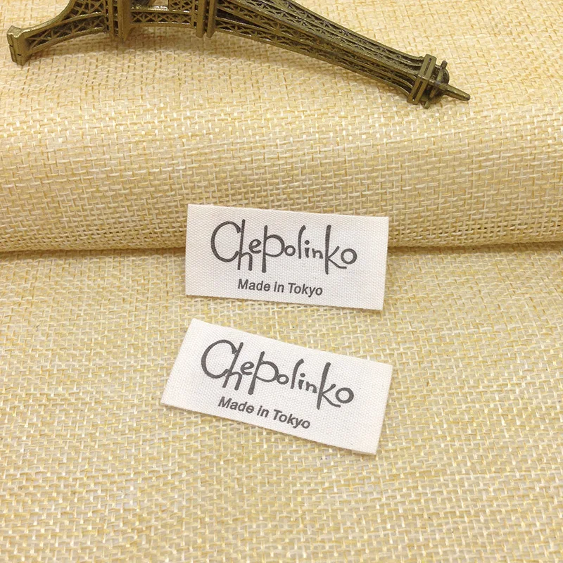 Clothing, Custom Name Tags, 100% Cotton Fabric, Frete Grátis