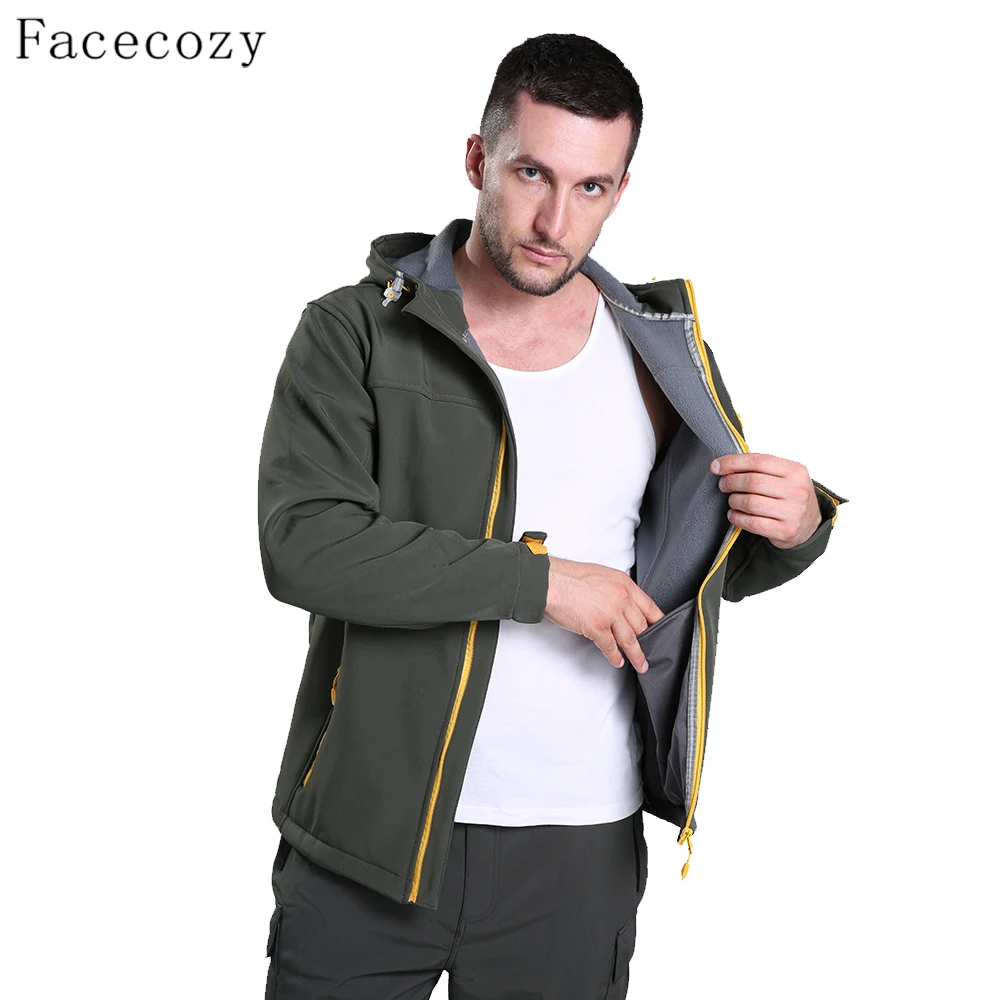 Мужская водонепроницаемая куртка Facecozy для активного отдыха Походов Кемпинга