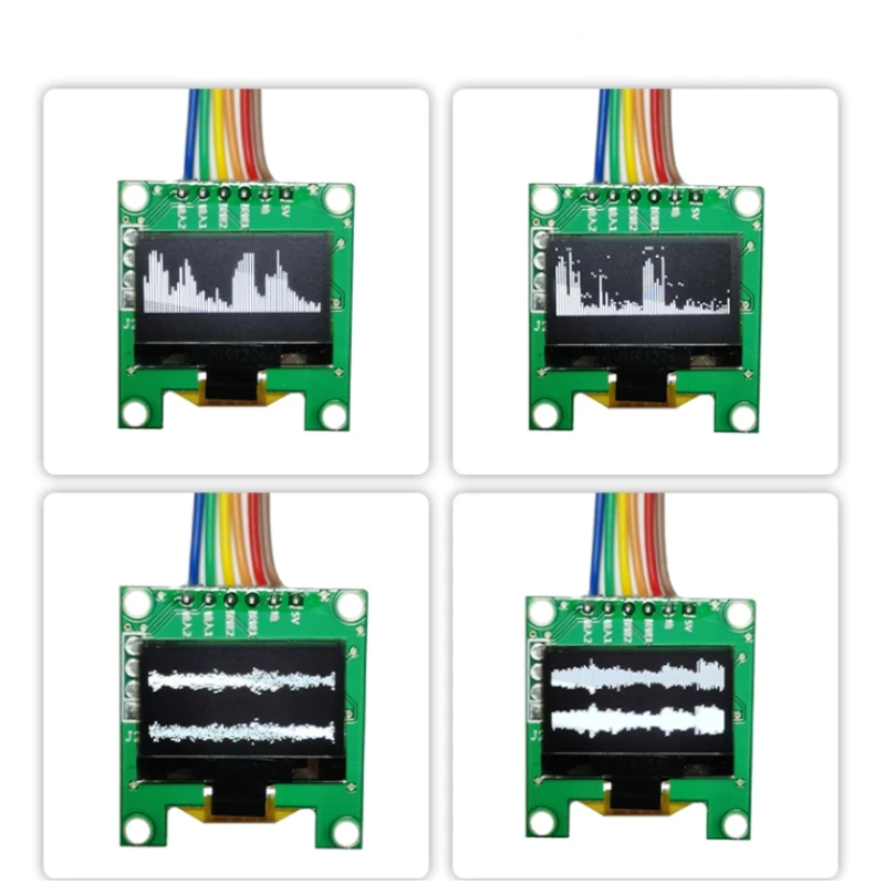5 channel car amplifier Mini 0.96 Inch OLED Stereo Music Spectrum Display Analyzer Amplifier Audio Level Indicator Rhythm Analyzer VU METER best amplifier