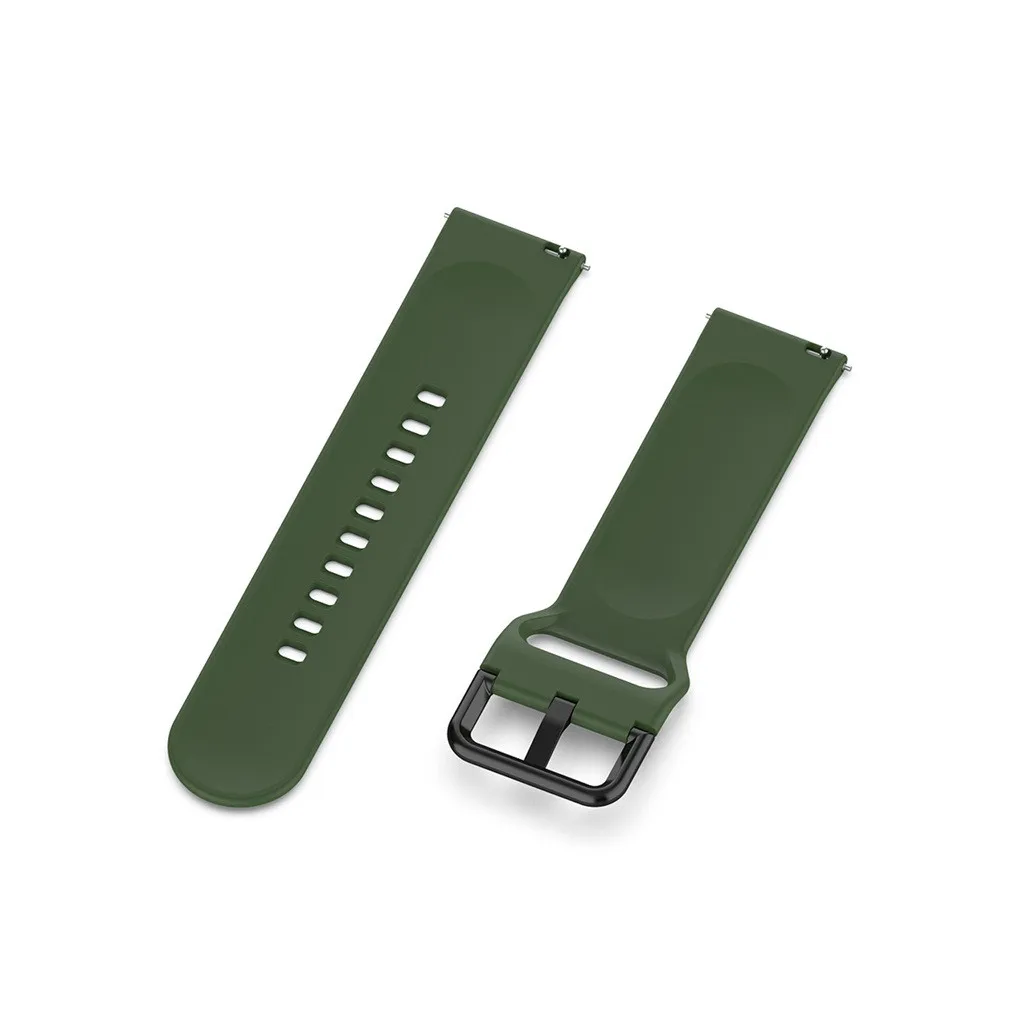 Мягкий силиконовый сменный ремешок для часов спортивный ремешок для часов браслет для Huami Amazfit GTS часы активные аксессуары 104+ 87 мм - Цвет ремешка: Army Green