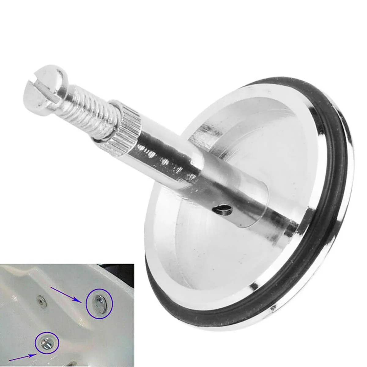 

43mm Bathtub Stopper Brass Bathtub Plug Drain Plug Valve Bathtub Drain Stopper Pop-Up Plug Replacement Pop-Up Bounce