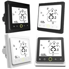 Термостат Программирование воды/электрическое Отопление/газовый котел Wifi/No/Modbus Термостат сенсорный экран комнатный регулятор температуры