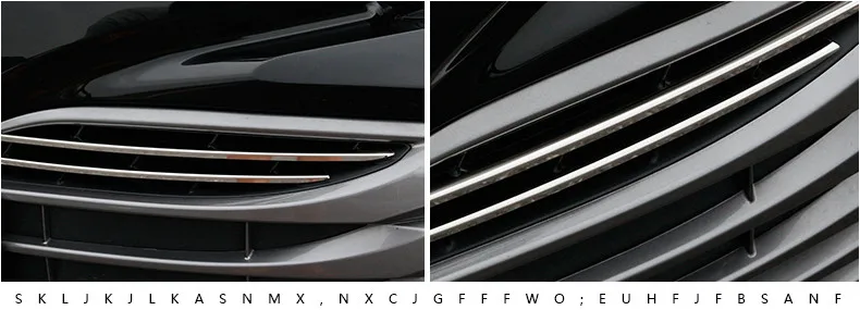 4 шт. для Toyota Camry нержавеющая сталь более модная Передняя решетка гриль крышка отделка