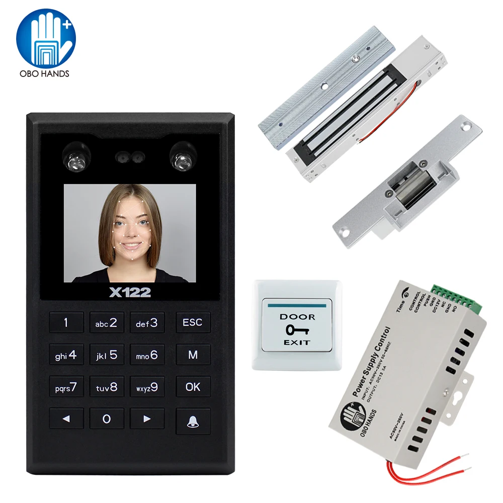 

USB/TCP/IP Face Fingerprint Access Control System with Software Biometric Password Palm Print Recognition + Electric Door Locks