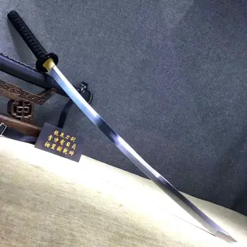 

Hand-Forged Military Samurai Katana style Ninja Sword falchion manganese steel Blade knife-edge