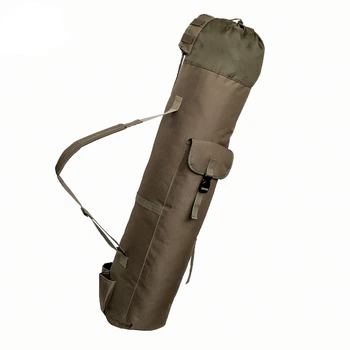 

Quality Fishing Bags Portable Multifunction Nylon Fishing Rod Storage Case Canvas Reel Organizer Travel Pole Storage Bag(Bronw)