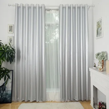 

Kitchen Sun Protection With Hook Thermal Insulated Hanging Thickened Hotel Solid Living Room Blackout Curtains For Bedroom
