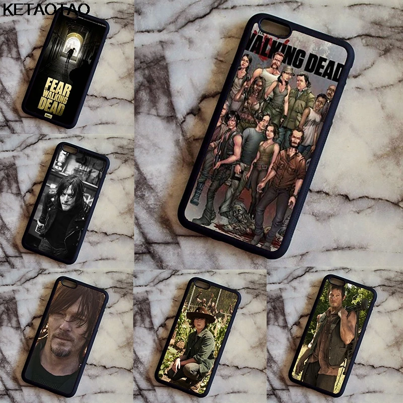 KETAOTAO The Walking Dead Daryl Dixon чехлы для телефонов iPhone 4 SE 5C 5S 6S 7 8 Plus X XS XR 11 Pro Чехол Мягкий