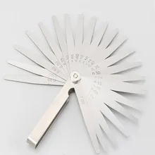 Клиновидный Feeler 95 мм длина метрический зазор Feeler 32 лезвие зазор заполнения 0,02-1,00 мм толщина зазор линейка, измерительный инструмент