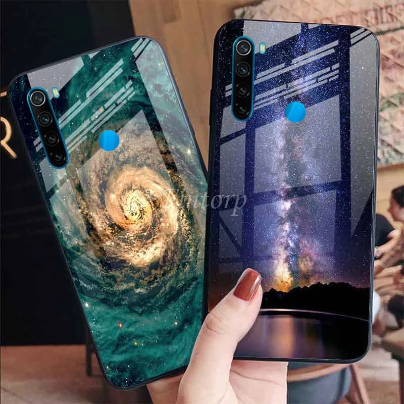 Чехол из закаленного стекла для Xiaomi Pocophone F1 Poco F2 Pro чехлы Redmi Note 9 8 7 9S K30 чехол Xiomi