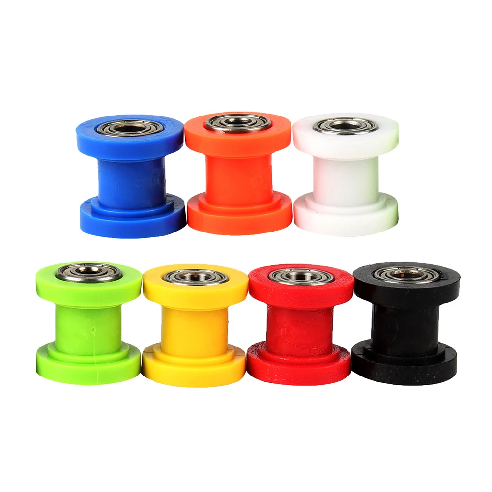 8/10mm Drive Chain Roller Pulley Wheel Slider Tensioner Wheel Guide For Enduro Motorcycle Motocross PIT Dirt Bike ATV CRF CR XR