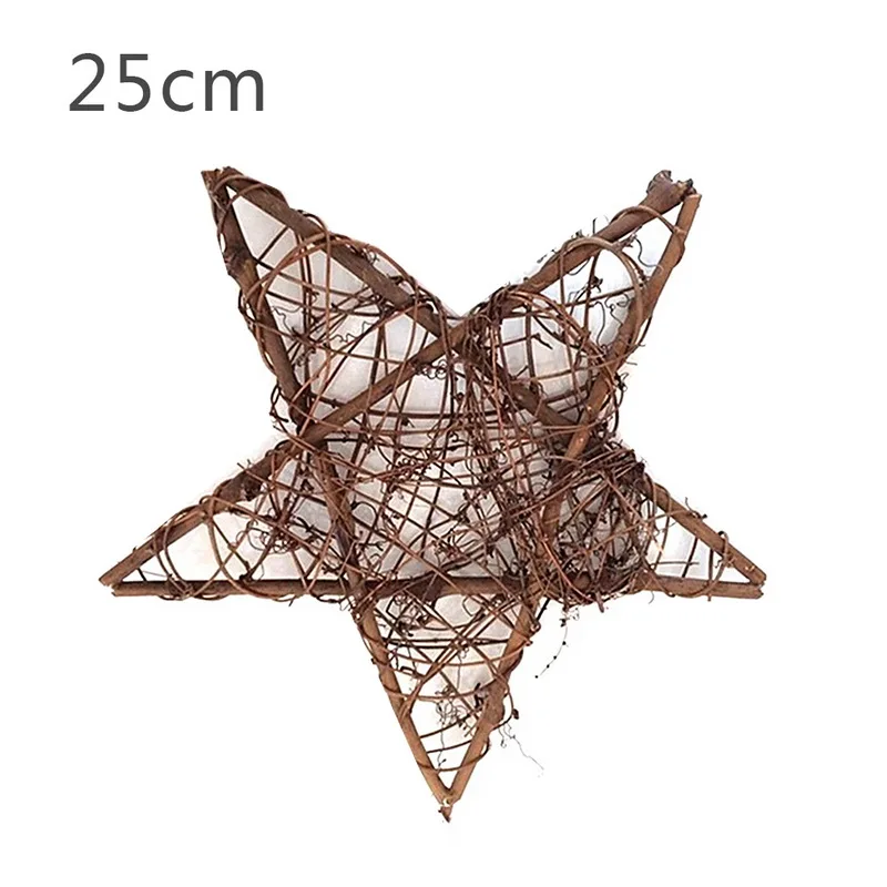 25 cm 1 шт. звезда Setaktakrau DIY ротанговый шар декоративные шары вечерние украшения поставки детские подарки Рождественский Декор - Цвет: 25 cm