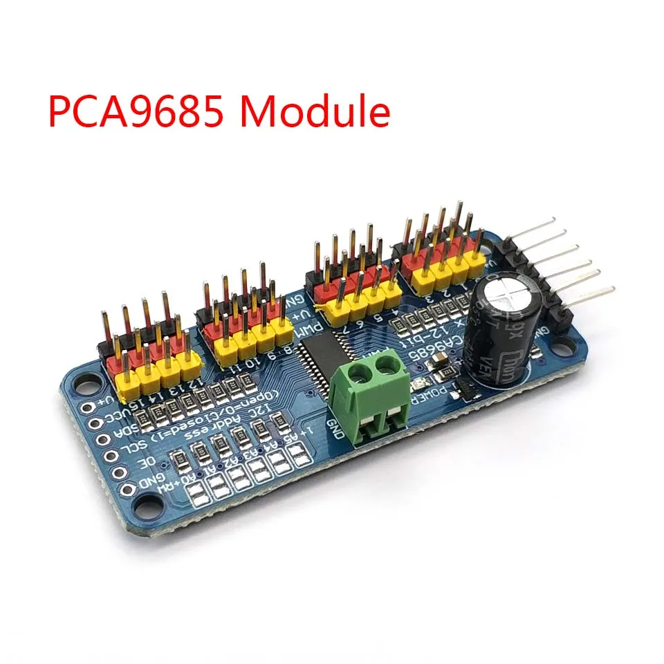 16 канальный 12 битный PWM/Servo интерфейс PCA9685 модуль Raspberry pi щит сервощит|Запасные