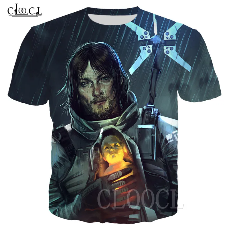 T Shirt 2 Новое поступление, футболка с 3D принтом игры "Death Stranding Sam" для мужчин и женщин, модная летняя футболка с коротким рукавом, Повседневная Уличная футболка - Цвет: T Shirt 2