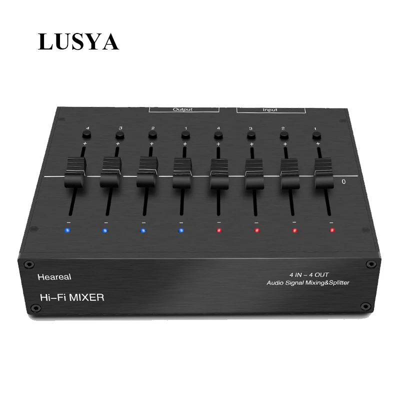 Усилитель для наушников Lusya 4 в out распределение аудио сигнала предварительный