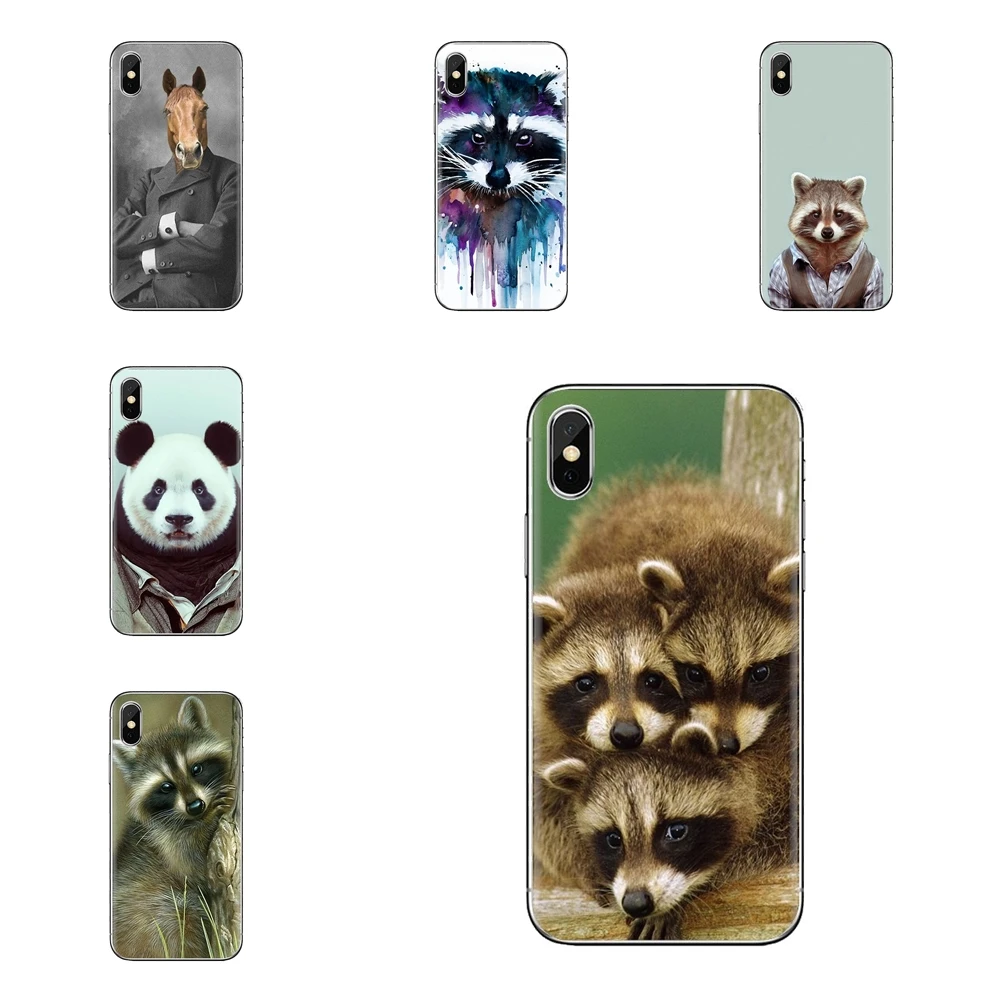 Кожаный чехол для телефона zoo Yago енот Тигр Панда Сова huawei G7 G8 P7 P8 P9 P10 P20 P30 Lite Mini Pro P