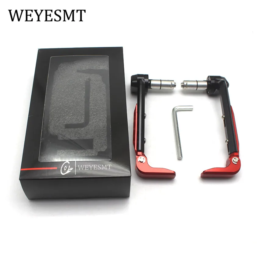 CNC Aluminum Motorcycle hand Protect Guard System Brake Clutch Levers Protector Falling Protection For Honda Suzuki