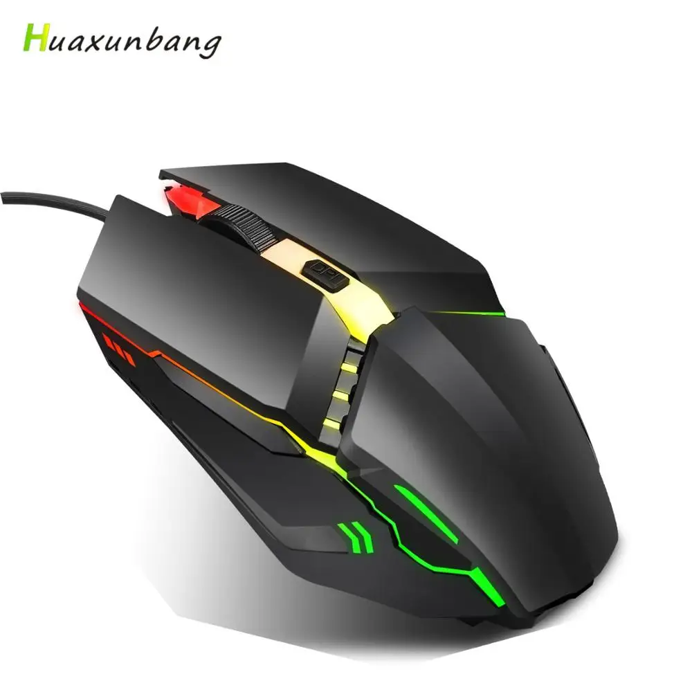 

Wired Gaming Mouse 1600DPI Gamer Mice ergonomical Backlight Optical Mause for PC E-Sport Laptop
