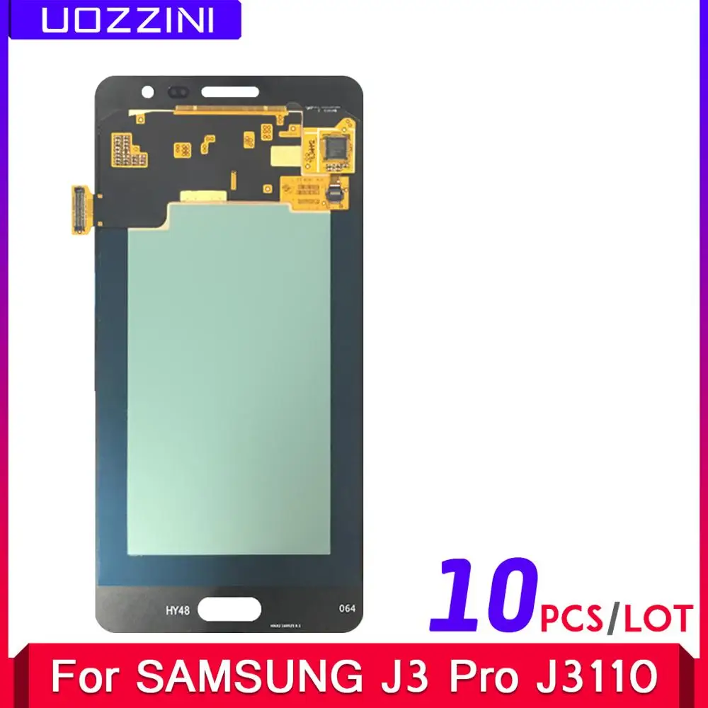 

10 Pcs/Lot Super AMOLED For Samsung Galaxy J3P J3110 J3 pro J3119 LCD Display 100% Tested Working Touch Screen Assembly