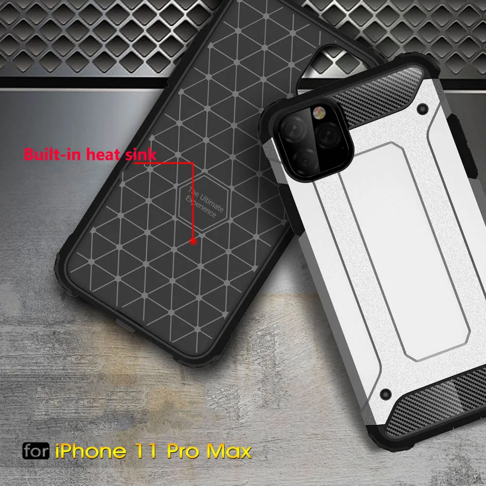 Защитный противоударный чехол для iPhone 11 Pro Max Xs Max Xr X 8 7 6s 6 Plus защита от падения задняя крышка