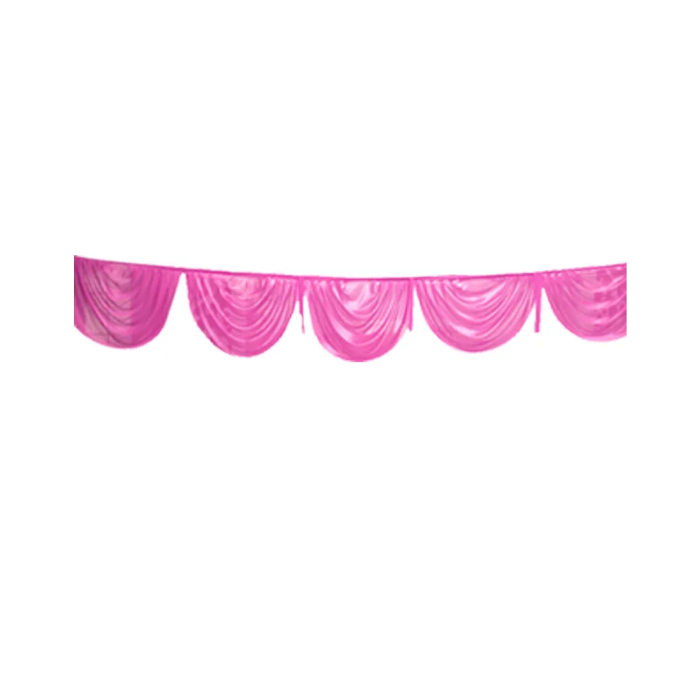 Ice Silk Photography DIY Textiles Smooth Event Hanging Wedding Decor Party Celebration Stage Panel Backdrop Curtain Drape - Цвет: Розовый