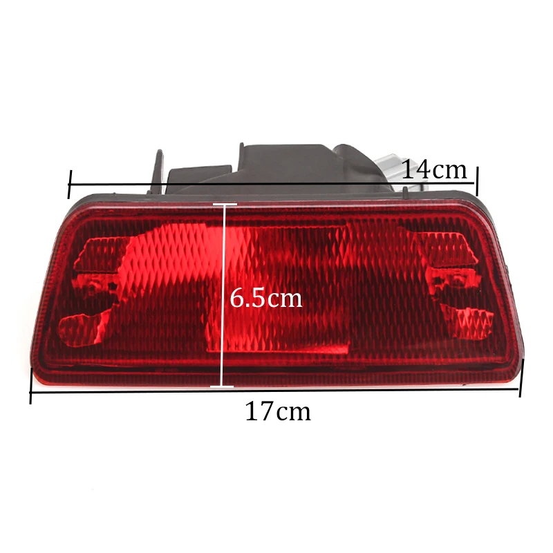 Najtaniej MZORANGE akcesoria samochodowe dla Nissan Xtrail T32 Rogue 2014 2015 Foglight środkowy reflektor tylnego zderzaka ABS tylna lampa przeciwmgielna