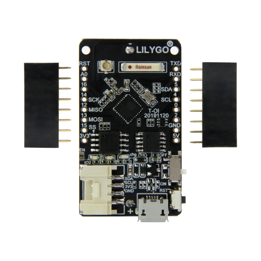 LILYGO®TTGO T-OI ESP8266 чип перезаряжаемый 16340 держатель батареи совместим с мини D1 макетной платой