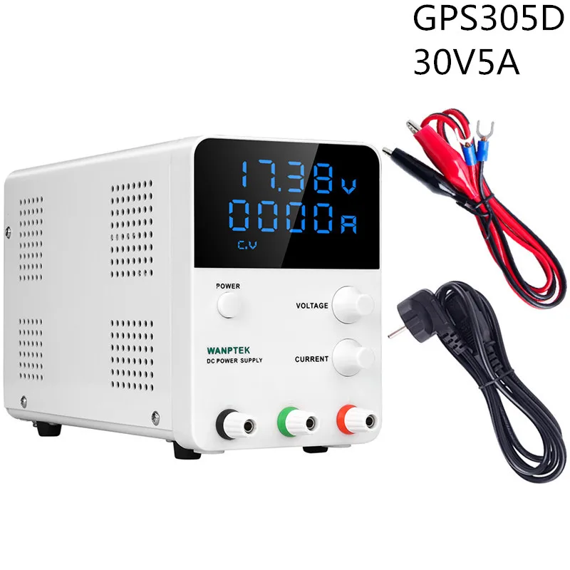 GPS305D-30V5A Newest Mini Regulated laboratory power supply adjustable 30v 10a 60v 5a voltage and current regulator lab dc power supply phone - Цвет: GPS305D-30V5A