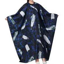 Парикмахерская Ткань для взрослых Большая стрижка фартук платье стилист Рабочая одежда