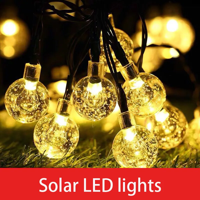 

Solar string lights outdoor LED waterproof garden patio balcony home decorative lanterns flashing lights string lights