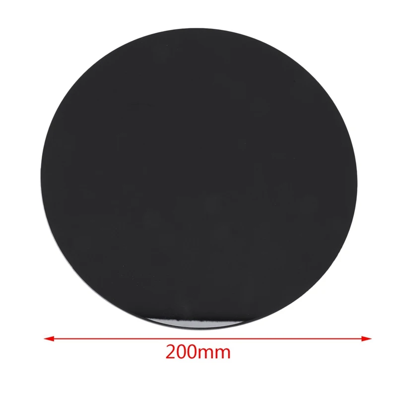 Черное 3 мм акриловое пластиковое круглое зеркало для лазерной резки