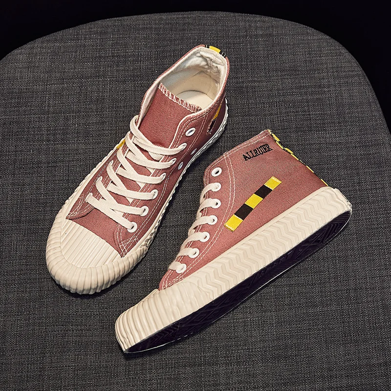 

2019 New Style Hight-top WOMEN'S Canvas Shoes Korean-style Versatile Casual Student Network Red Celebrity Style Fashion Biscuit