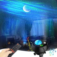 

Galaxy Star Projector Night Lights Led Bluetooth Music Aurora Northern Projection Ocean Gazer Space Lamp Bedroom Ceiling Decor
