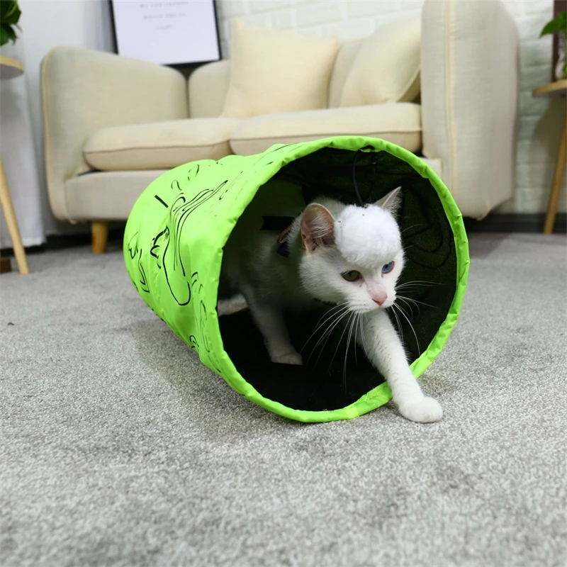 cat play tunnels