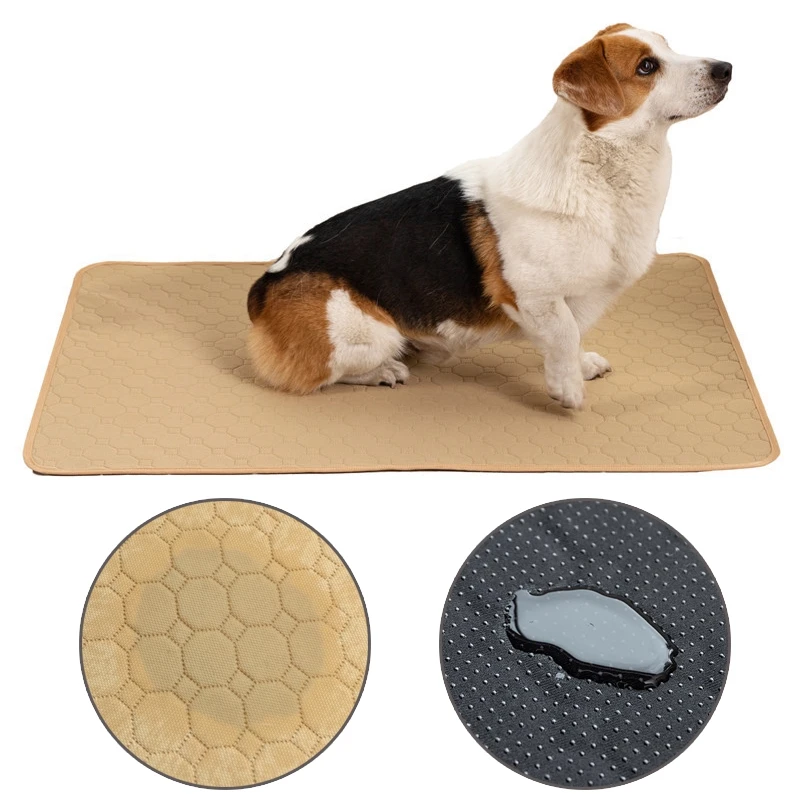 Pañales reutilizables para perros y gatos, almohadilla transpirable para mascotas, lavable, para perros y mascotas, esterilla absorbente para dormir, almohadilla de adiestramiento de cachorros